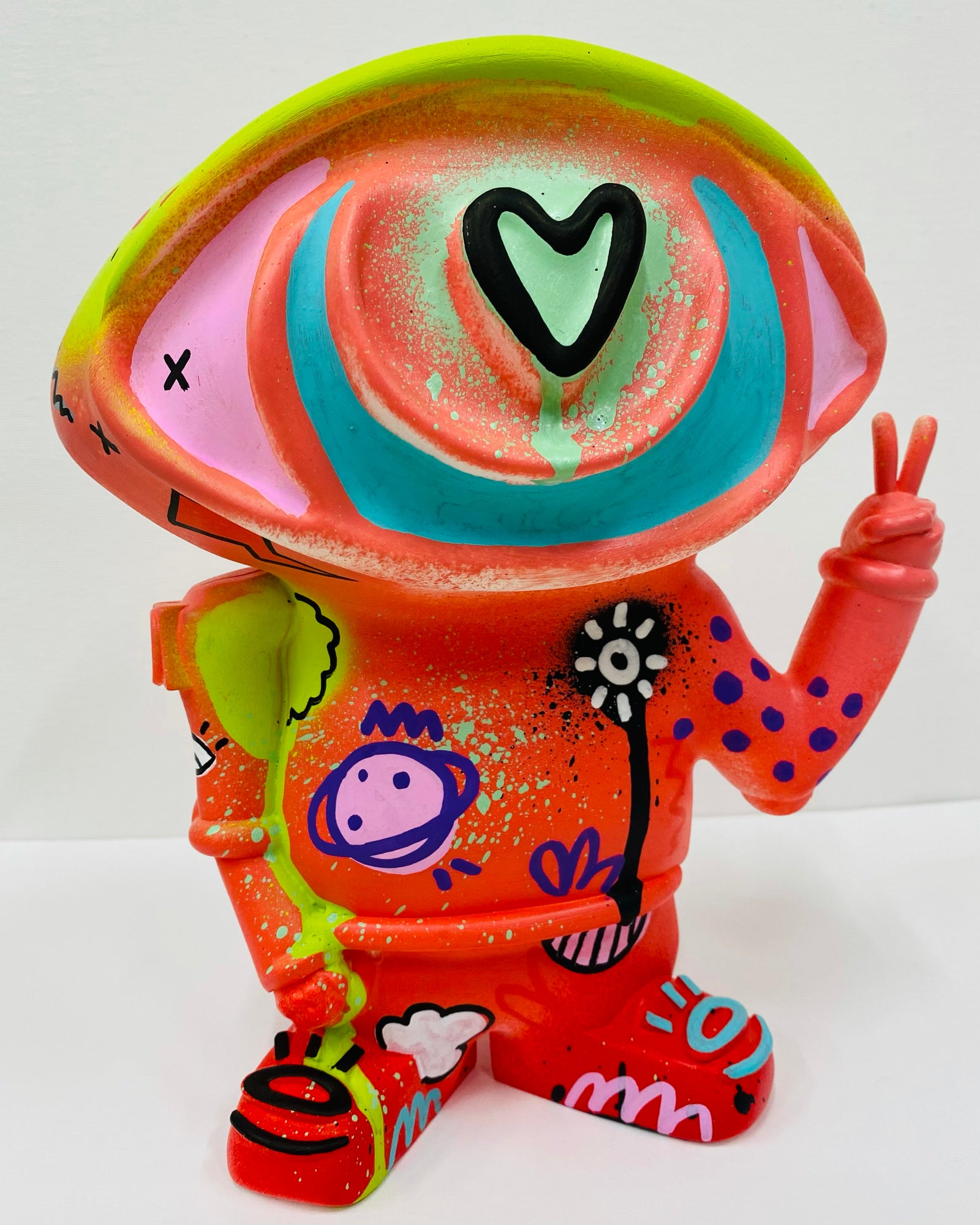 Xeno Resin Sculpture- Watermelon Abduction Variant